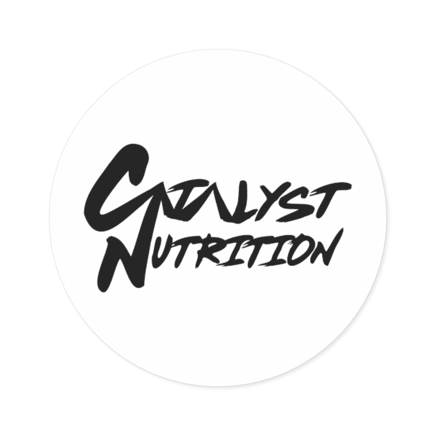 catalyst nutrition round stickers