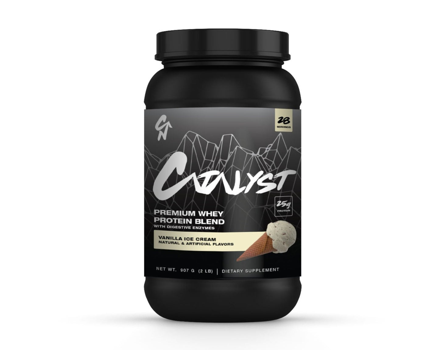 catalyst vanilla ice cream whey protein with digestive enzymes